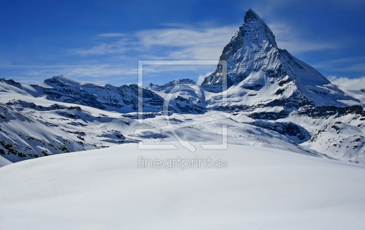 Bild-Nr.: 10038811 Matterhorn Schneefeld erstellt von emanoo
