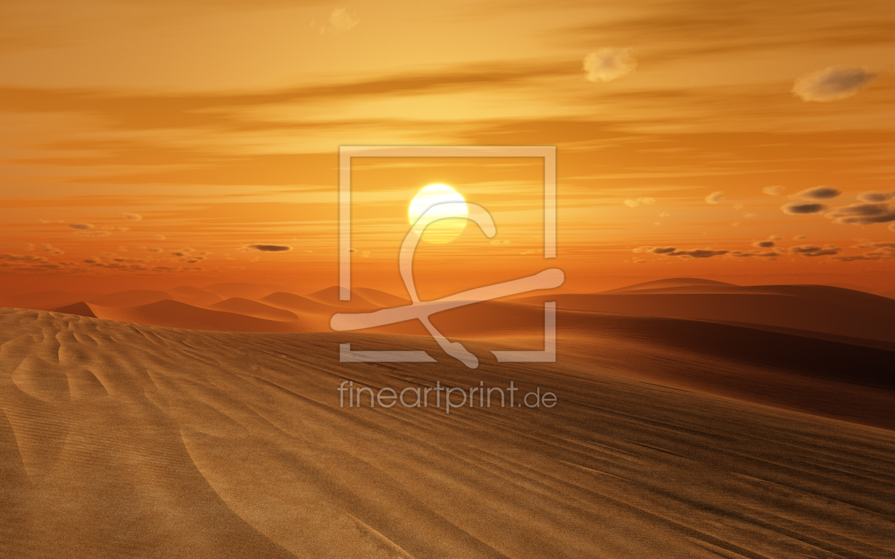 Bild-Nr.: 10132412 Sonnenuntergang in der Wüste erstellt von Markus Gann