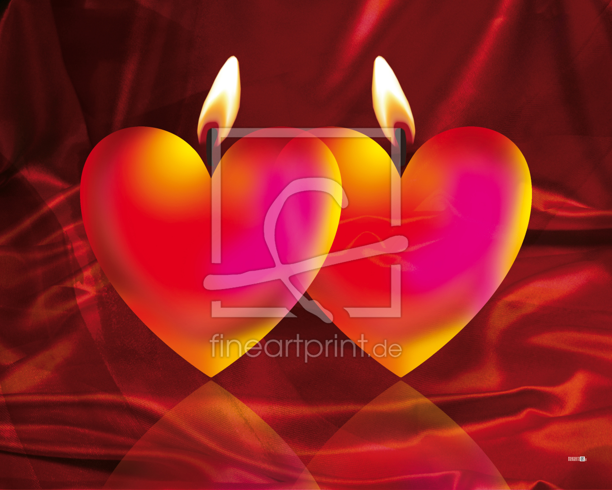Bild-Nr.: 10184059 Candles of Love - Liebende Herzen erstellt von MargaritaArt