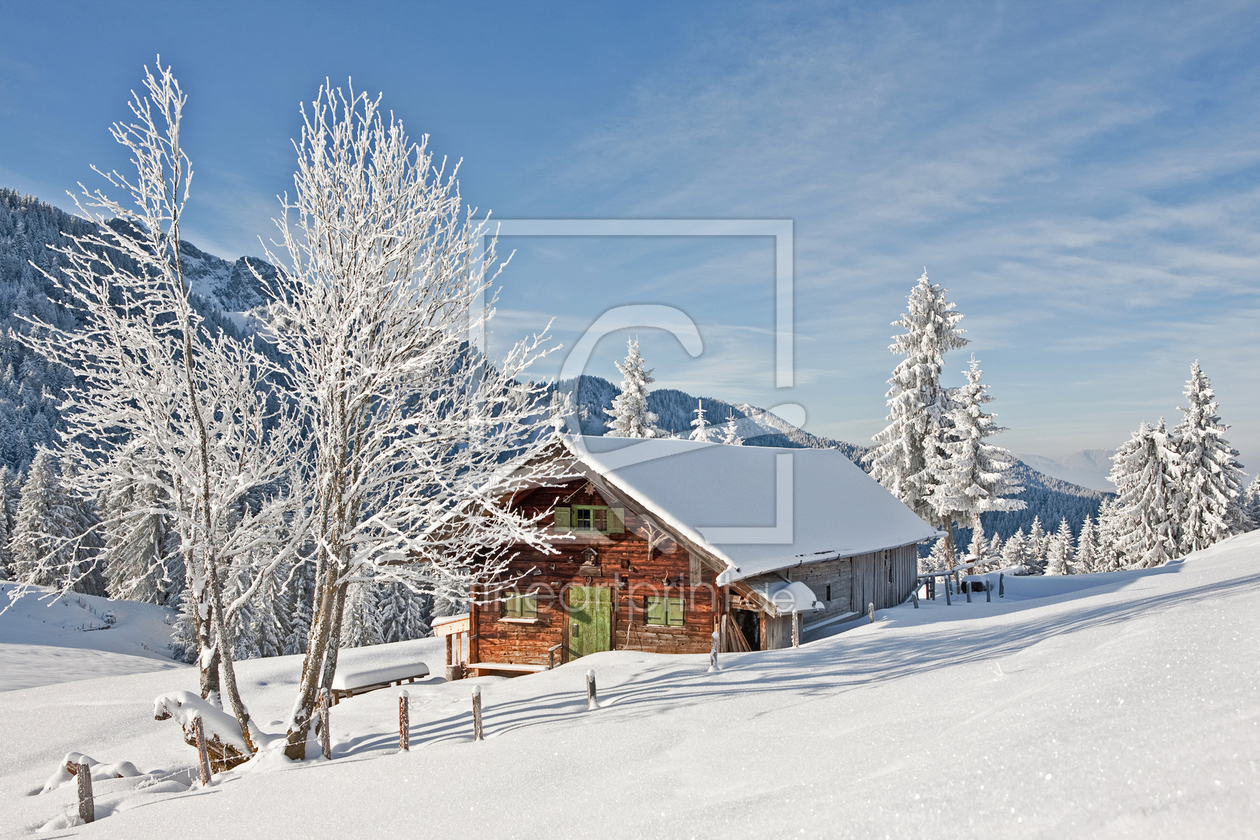 Bild-Nr.: 10368247 Almhütte im Winter erstellt von EderHans