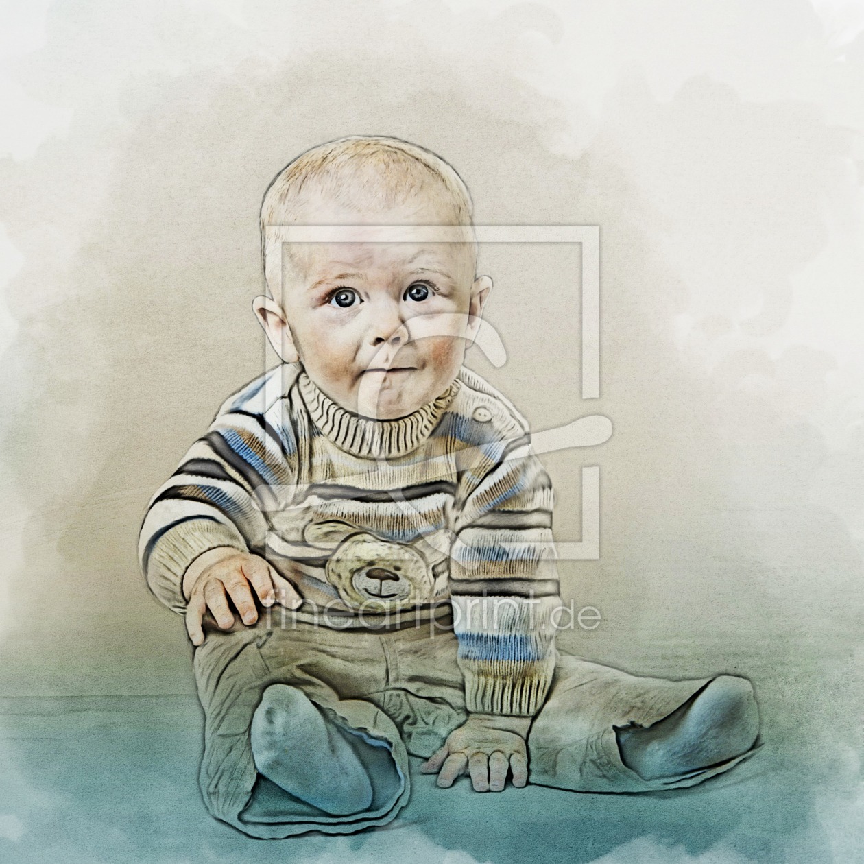 Bild-Nr.: 10382943 Kinderportrait Textur erstellt von PAPARAZZO-Fotokunst