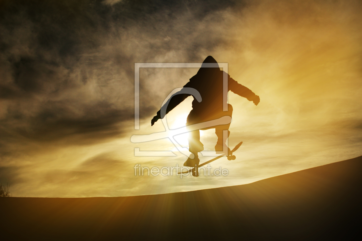 Bild-Nr.: 10462776 Skateboard silhouette erstellt von emanoo