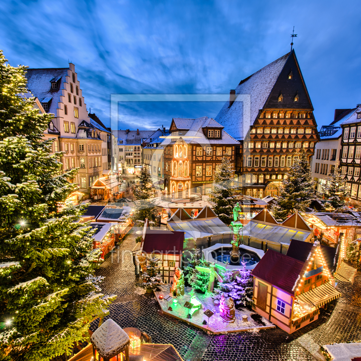 Bild-Nr.: 10771807 Weihnachtsmarkt in Hildesheim erstellt von Mapics