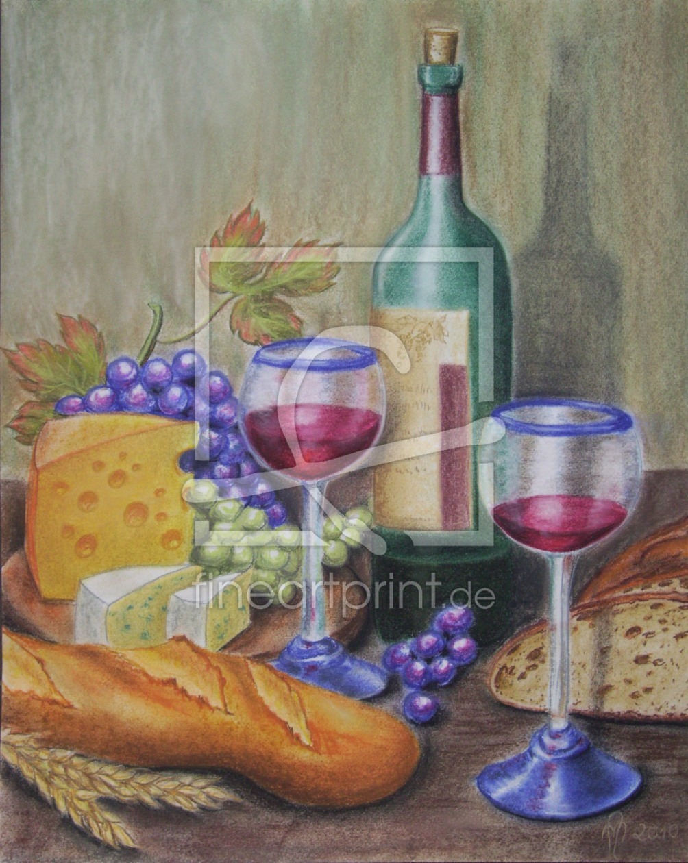 Bild-Nr.: 10890950 Wein und Käse erstellt von max-art