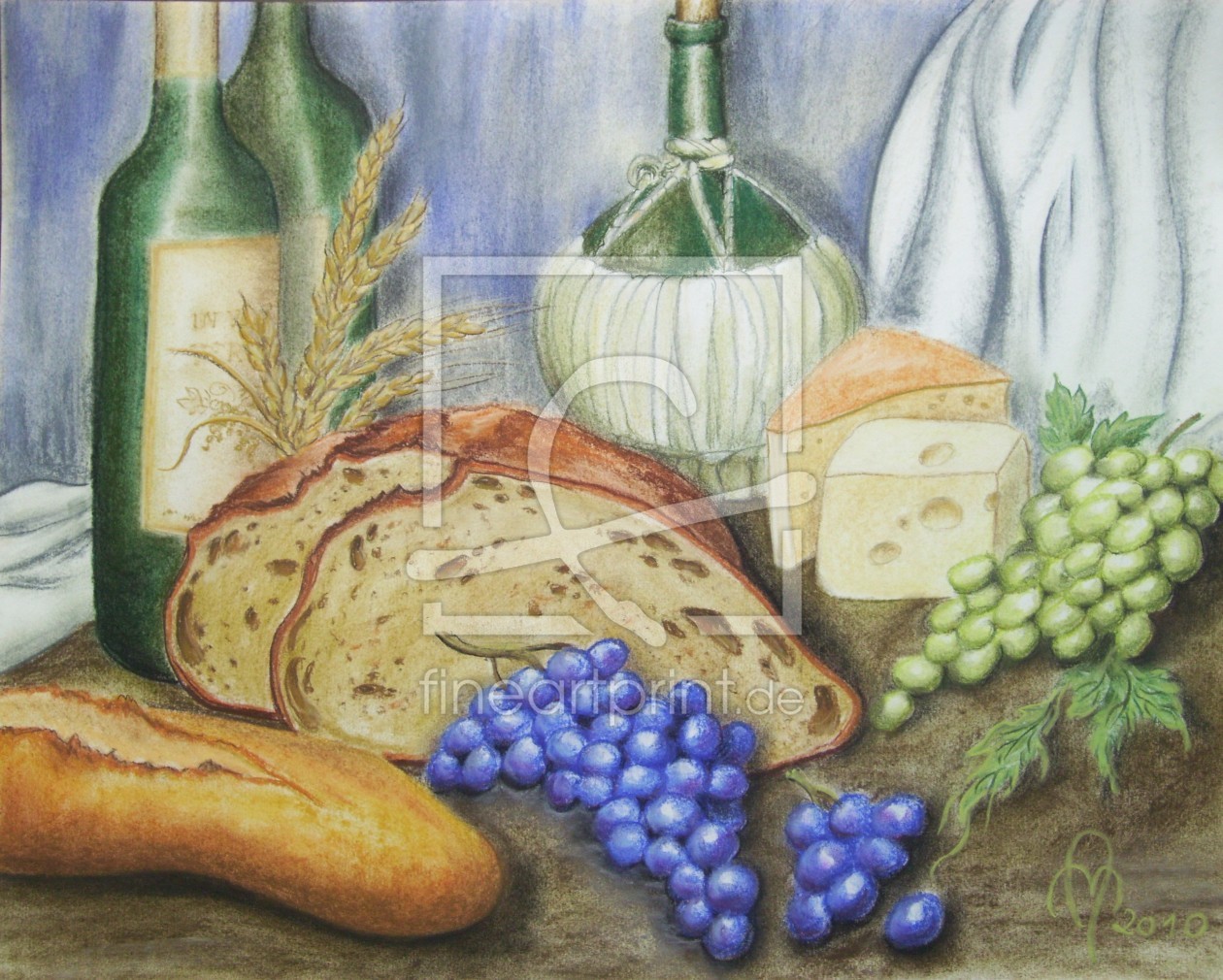 Bild-Nr.: 10892270 Brot und Wein erstellt von max-art