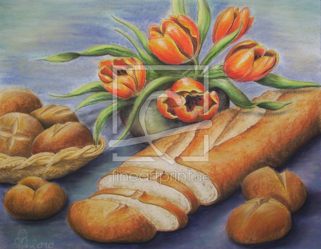 Bild-Nr.: 10894166 Brot und Tulpen erstellt von max-art