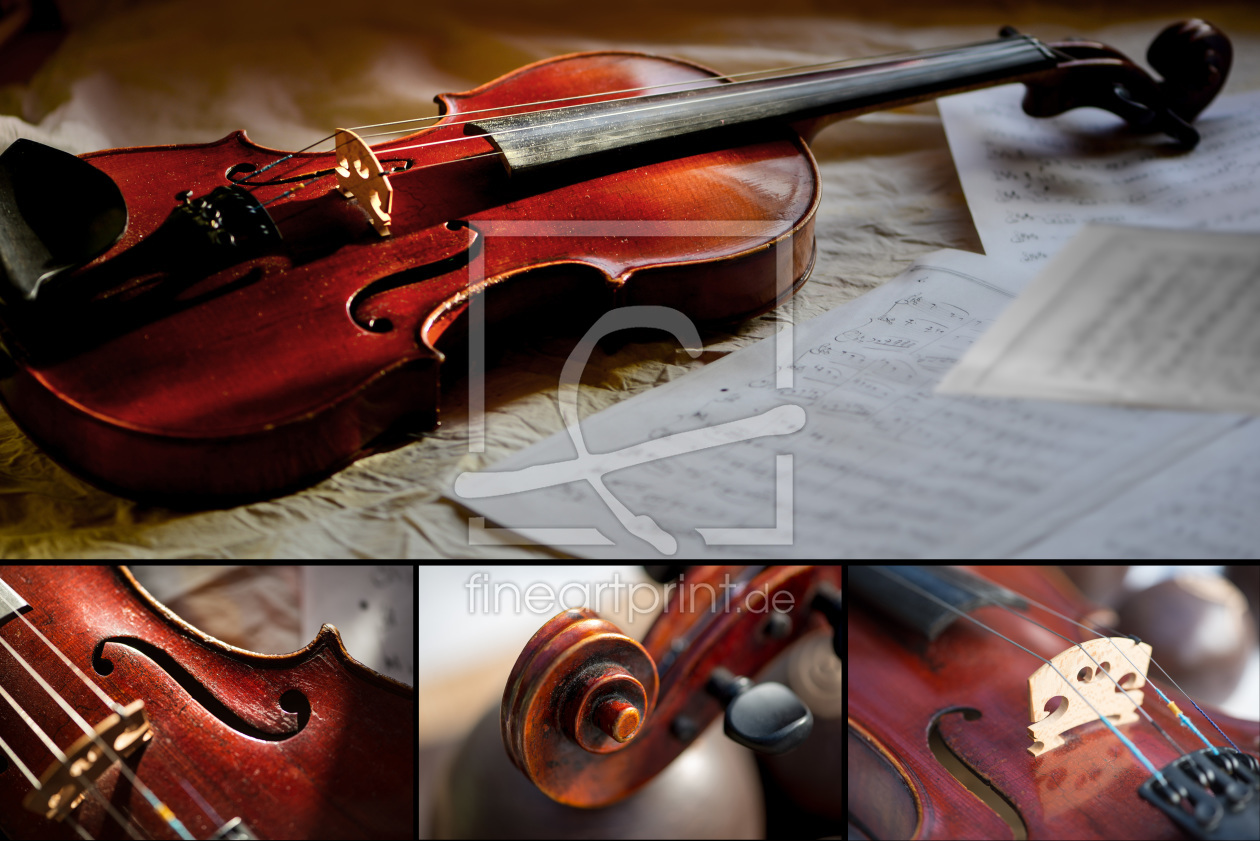 Bild-Nr.: 11098139 Ansichten einer Violine erstellt von Christiane Calmbacher