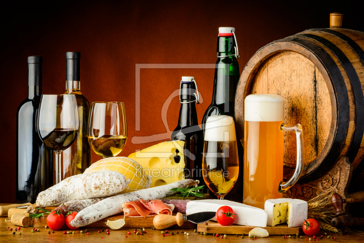 Bild-Nr.: 11233648 Bier, Wein und Essen erstellt von Christian Draghici