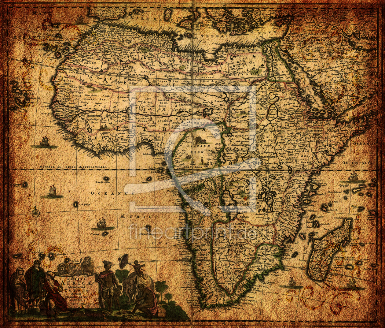 Bild-Nr.: 11336213 Afrika 1668 erstellt von artefacti