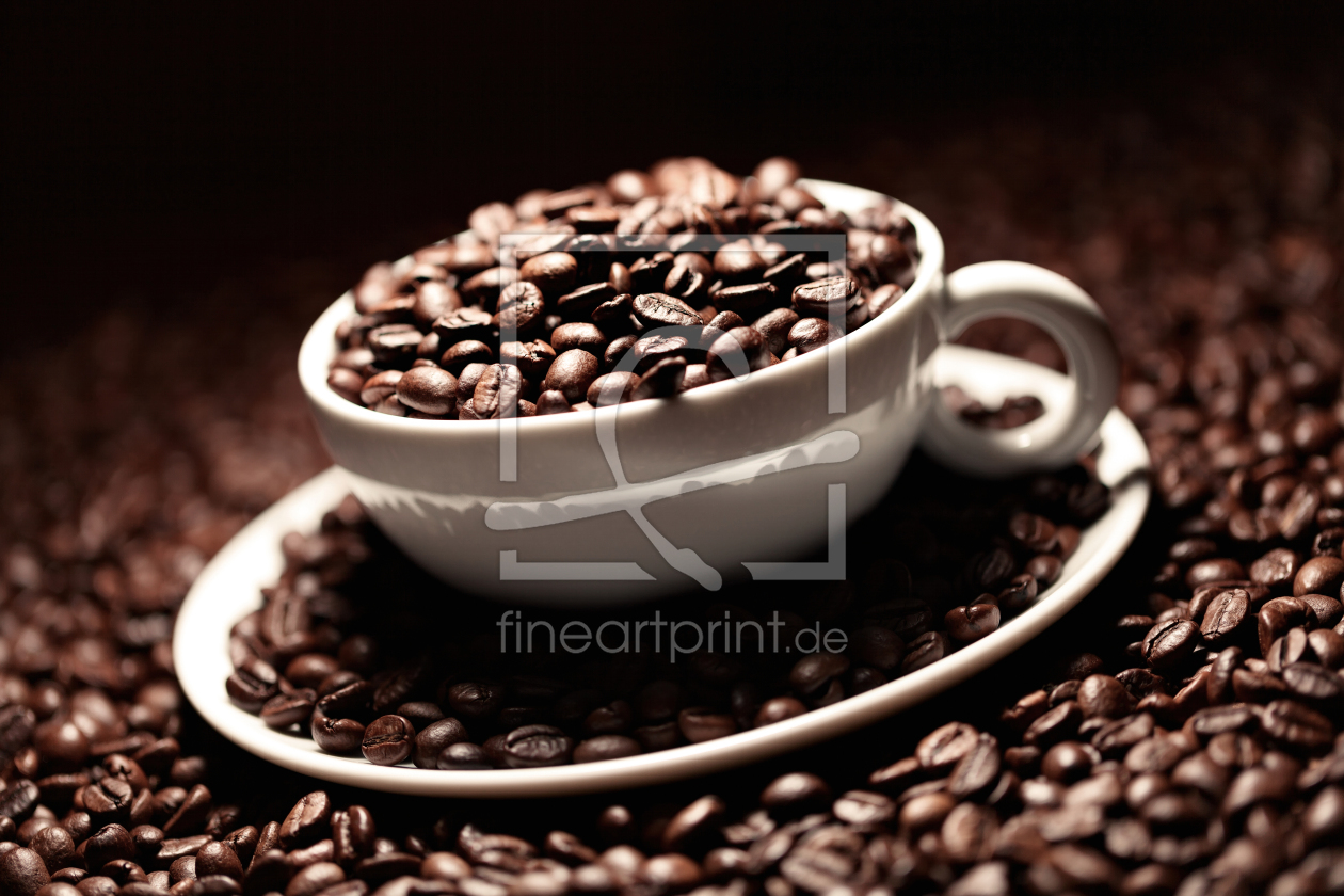 Bild-Nr.: 11439673 Kaffee - Tasse mit Kaffeebohnen erstellt von Thomas und Ramona Geers