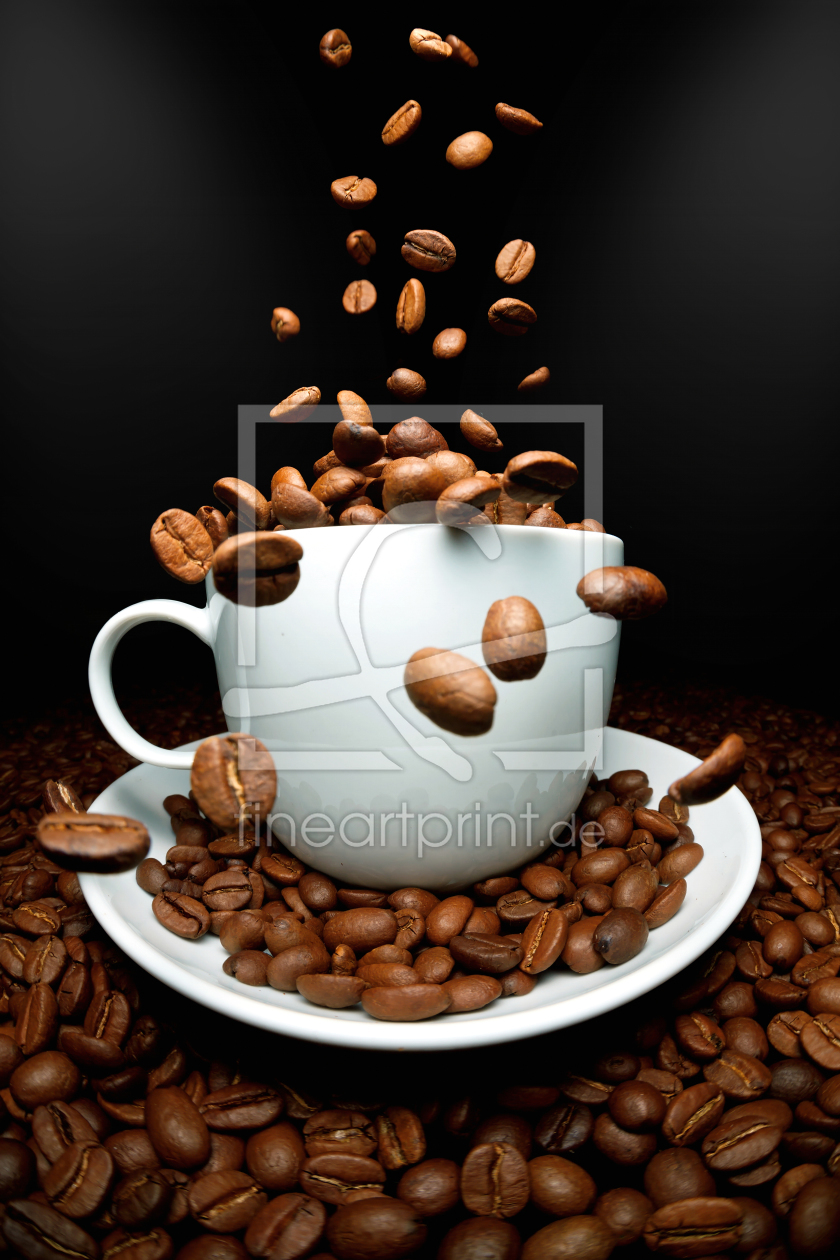 Bild-Nr.: 11439679 Kaffee - Fallende Bohnen erstellt von Thomas und Ramona Geers