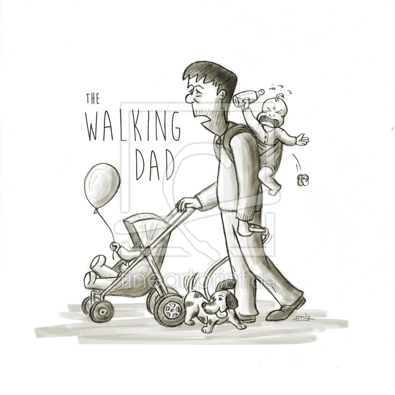 Bild-Nr.: 11815344 the walking dad erstellt von passauposter