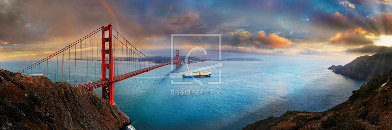Bild-Nr.: 12087173 Golden Gate Panorama erstellt von Rucker
