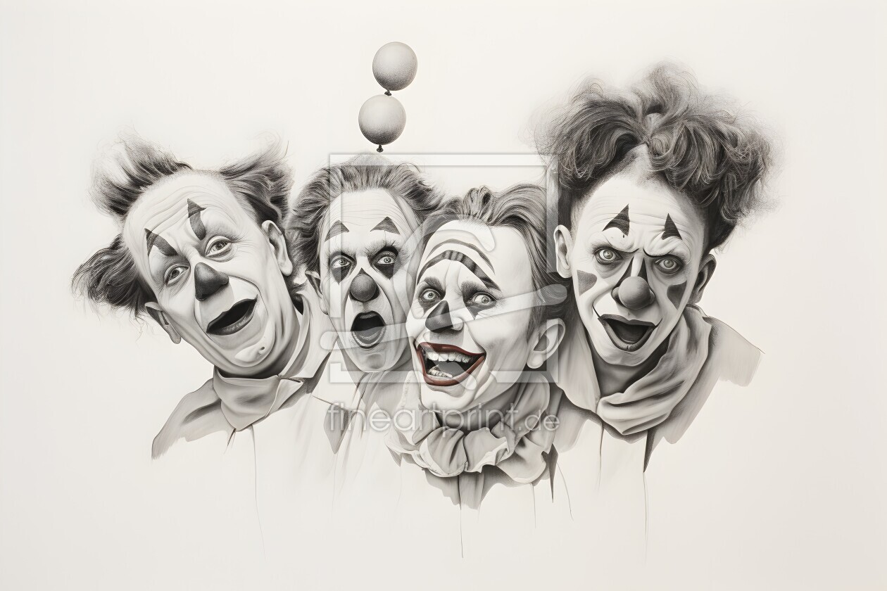 Bild-Nr.: 12770963 Clowns erstellt von Heike  Hultsch