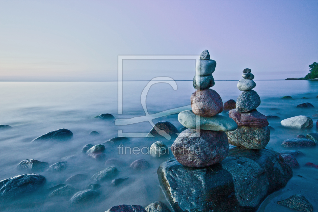 Bild-Nr.: 9746174 Steinstapel am Strand erstellt von lightart