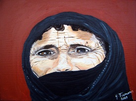 Alte Dame aus dem Magreb - Bild Nr.4 aus der Serie 