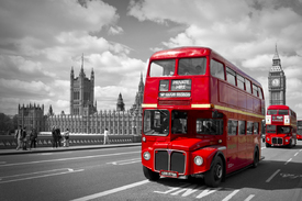 LONDON Red Buses on Westminster Bridge/10938929