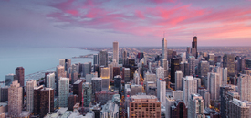 Chicago - Sunset Colors/10967956