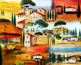 Toskana-Collage Acrylbilder/11496172