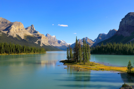 Spirit Island im Lake Maligne/12771876