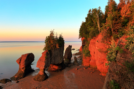 Flowerpot Rocks am Cape Hopewell in Kanada/12778627