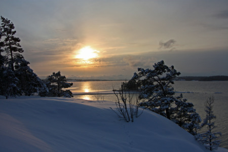 Bild-Nr: 9519014 Sonnenuntergang am Fjord  Erstellt von: Stephanie Stephanie Dannecker