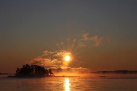 Bild-Nr: 9549680 Sonnenuntergang am Fjord Erstellt von: Stephanie Stephanie Dannecker