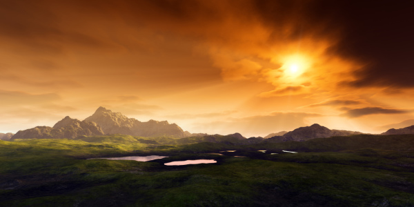 Bild-Nr: 9577904 Sonnenuntergang in den Bergen Erstellt von: Markus Gann