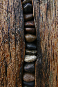 Bild-Nr: 10026343 Steine in Holz II (o.Rahmen) Erstellt von: masto