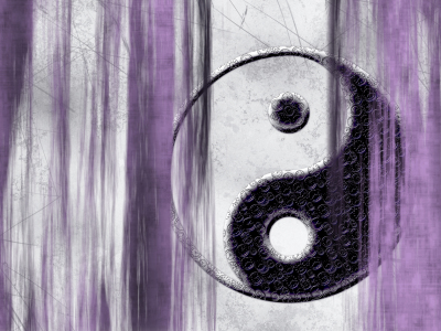 Bild-Nr: 10135038 Yin und Yang - im Zeichen der Zeit Farbvariante Erstellt von: gabiw-art