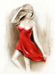 Bild-Nr: 10193678 Girl im roten Kleid Erstellt von: Marita Zacharias