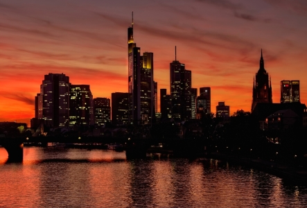 Bild-Nr: 10275535 Abendrot und Sonnenuntergang in Frankfurt am Main Erstellt von: Ina  Penning