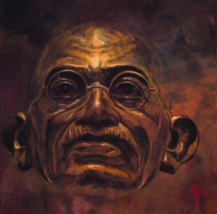 Bild-Nr: 10462798 Gandhi Erstellt von: GalerieFreiraum