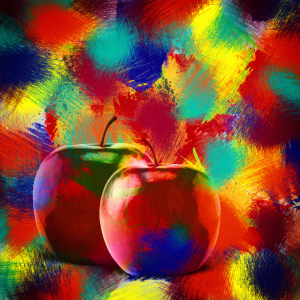 Bild-Nr: 10550121 Äpfel - abstrakt Erstellt von: DagmarMarina