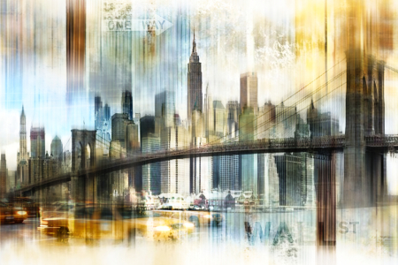 Bild-Nr: 10552549 New York Skyline Abstrakt Fraktal Erstellt von: Galerie-Fotoeffekt
