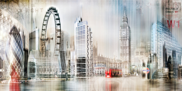 Bild-Nr: 10563759 London Skyline Abstrakt Erstellt von: Galerie-Fotoeffekt