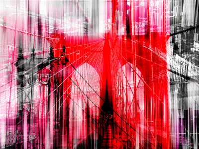 Bild-Nr: 10563901 New York Skyline Abstrakt Fraktal Erstellt von: Galerie-Fotoeffekt