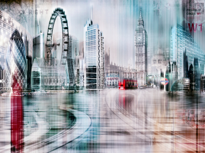 Bild-Nr: 10577423 London Skyline Abstrakt Erstellt von: Galerie-Fotoeffekt
