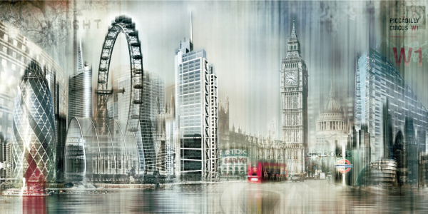 Bild-Nr: 10577495 London Skyline Abstrakt Erstellt von: Galerie-Fotoeffekt