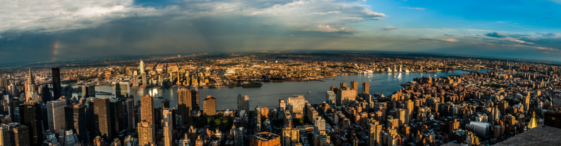 Bild-Nr: 10644440 Wahnsinns Stimmung über Manhattan - Panorama Erstellt von: hannes cmarits