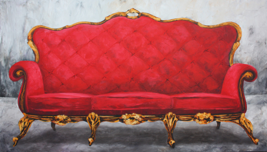 Bild-Nr: 10831175 rotes Sofa Erstellt von: Renate Berghaus
