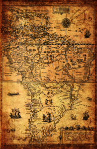 Bild-Nr: 11341486 Landkarte antik historisch Karibik 1606 Erstellt von: artefacti