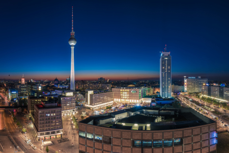 Bild-Nr: 11599348 Berlin - Skyline Alexanderplatz zur blauen Stunde Erstellt von: Jean Claude Castor