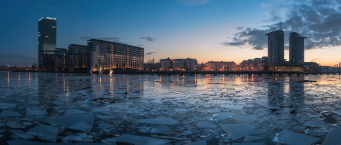 Bild-Nr: 11668828 Berlin - Mediaspree Panorama zur blauen Stunde Erstellt von: Jean Claude Castor