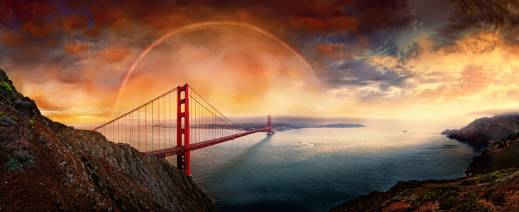 Bild-Nr: 11729114 Golden Gate Rainbow Erstellt von: Michael und Elisabeth Rucker