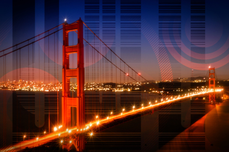Bild-Nr: 11758714 Golden Gate Bridge Geometric Erstellt von: Melanie Viola