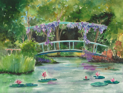 Bild-Nr: 11761536 Monets Garten Erstellt von: JitkaKrause