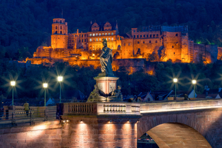 Bild-Nr: 11789028 Heidelberger Schloss bei Nacht Erstellt von: eyetronic