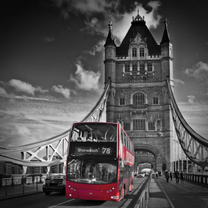 Bild-Nr: 11799210 LONDON Tower Bridge und Bus Erstellt von: Melanie Viola