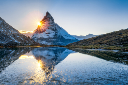 Bild-Nr: 11812144 Riffelsee und Matterhorn in der Schweiz Erstellt von: eyetronic